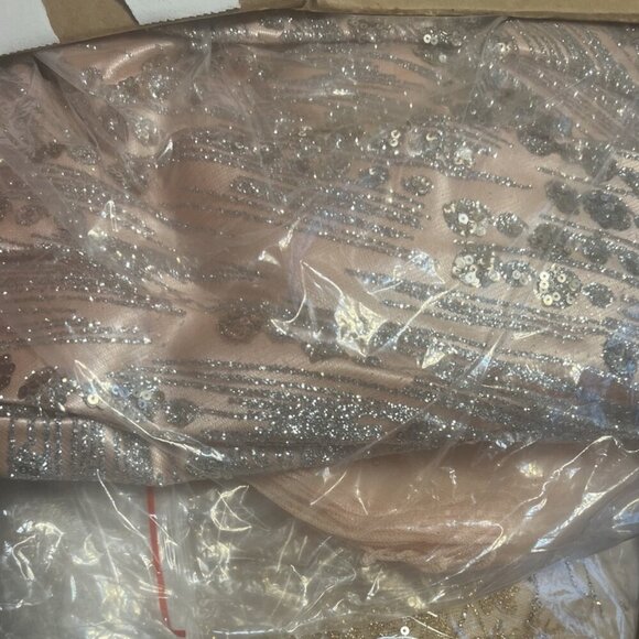 NWT Dancing Queen 3307 Homecoming Dress Rose Gold Size L - Picture 5 of 5